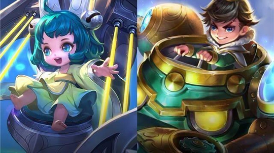 王者荣耀:世界杯首对萌系CP情侣皮肤上架,