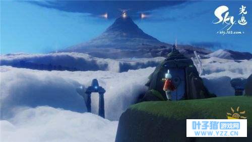 空巢浮现 白鸟成河,《Sky光遇》全新云端广