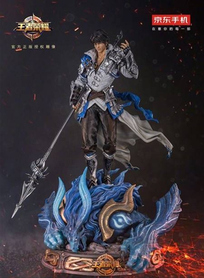 王者荣耀最新授权周边:赵云! 脚踩蓝buff帅