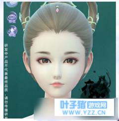 云裳羽衣仿小龙女刘亦菲的捏脸数据分享