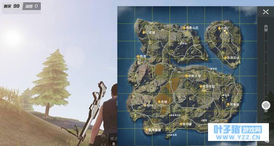 《荒野行动》第3张新地图曝光! 大量建筑群