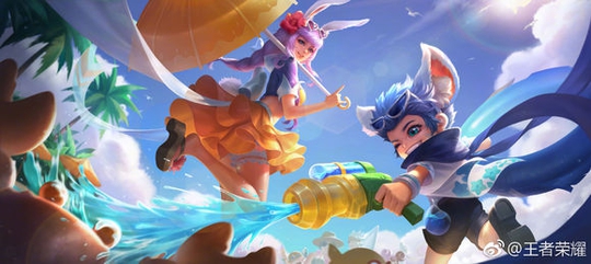 王者荣耀:公孙离夏日限定模型预览,7.20日