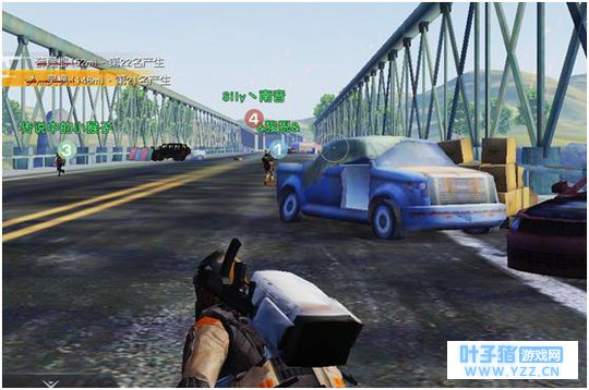 荒野行动:想堵我的桥?没办法,只有把你变