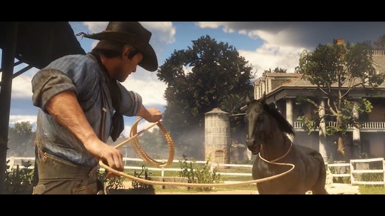 Check out images from the Red Dead Redemption 2 trailer.