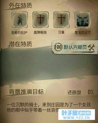 第五人格自创圣殿骑士雷.甘纳斯