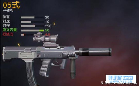 荒野行动:05式冲锋枪居然这么强?四级防具