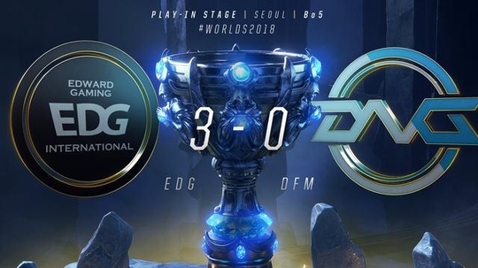 LOL内战幻神EDG直落三局完美获胜!入围赛能