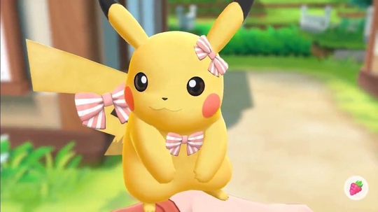 A look at the customization features in Pokemon Let's Go.