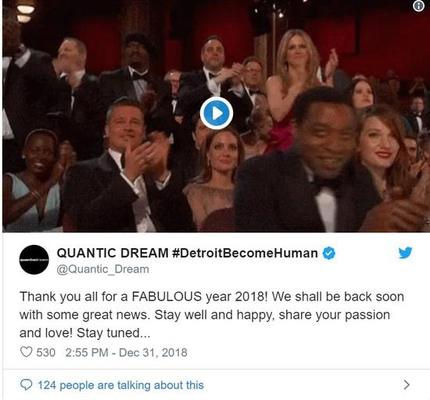 《底特律:变人》开发商QD:有好消息即将公