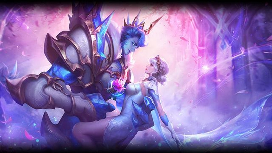 英雄速报:体验服干将莫邪冰雪主题皮肤冰霜