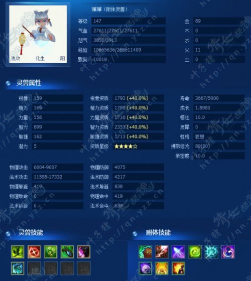 大神们的超级附体灵兽大盘点