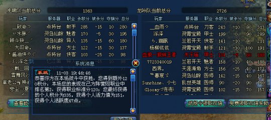 甲士第二职业分只有120，赢了也比不上输了的