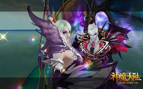 《神魔大陆》实景截图—和爱人过节