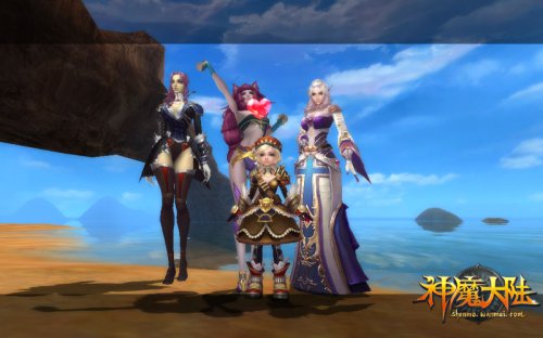 《神魔大陆》实景截图—和朋友过节