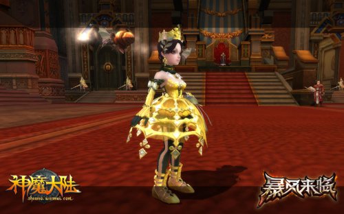 《神魔大陆》实景截图-身穿“绝美华服”的萝莉