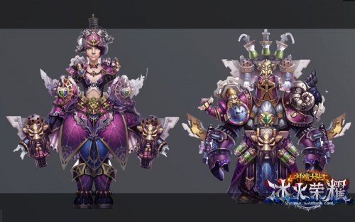 全新火枪职业装备原画