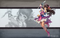 精美壁纸:桃花源记精原画美壁齐共赏