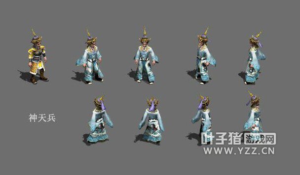 主角套装集合-神天兵-广陵套装