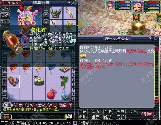 点化石