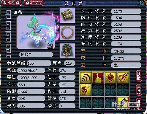 召唤兽进阶前后对比