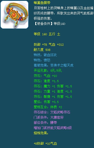 神级腰带展示