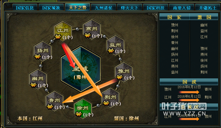 【九州皇图皇帝轮番坐】